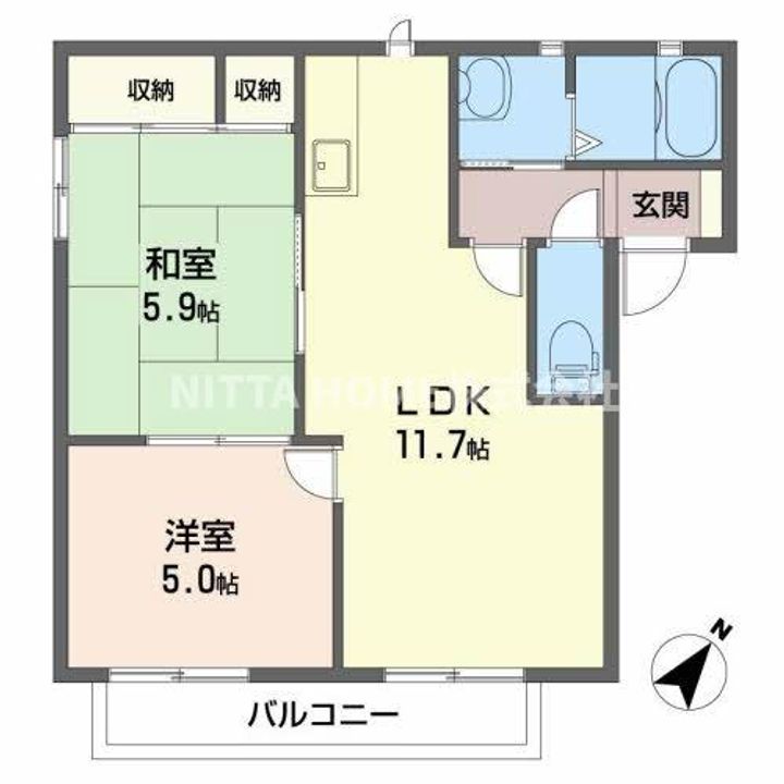 セゾンコートの間取り