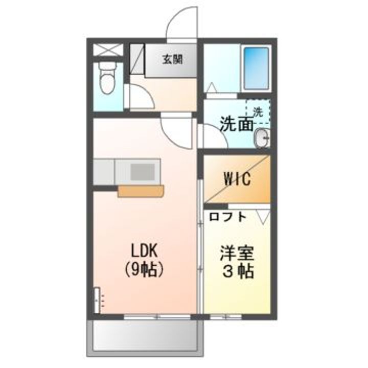 アープトライ東鷹跡の間取り