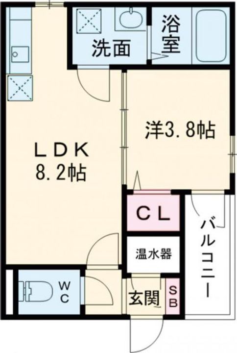 大阪府大阪市平野区加美東2(アパート)の賃貸物件の間取り