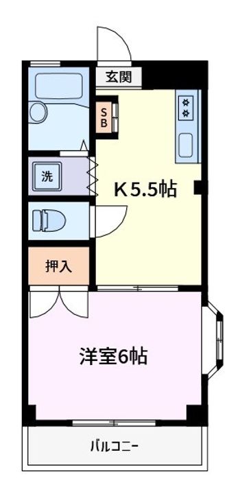 パークレーン東和の間取り