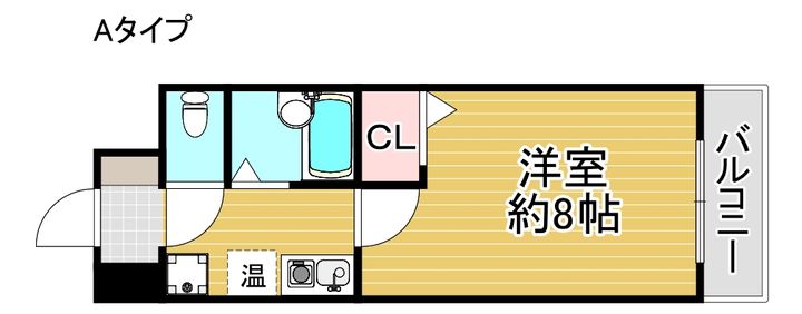 SWISS難波南の間取り