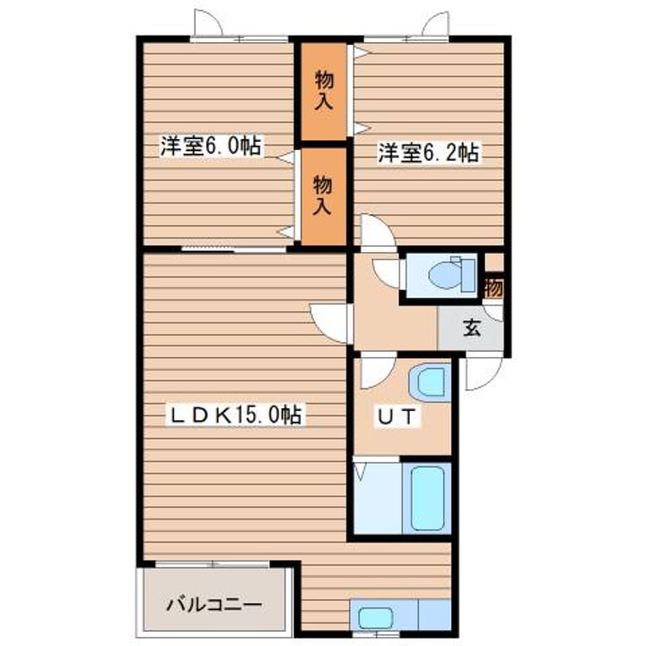 ソレイユの間取り