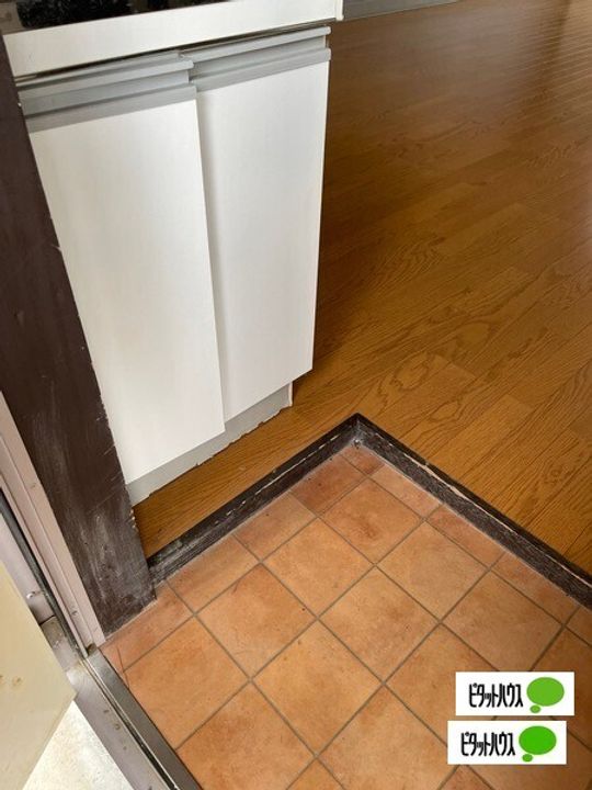 グリーンハイツDの玄関