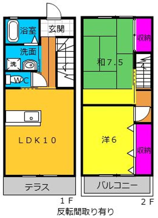 静岡県磐田市上野部(一戸建)の賃貸物件の間取り