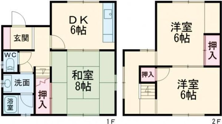 香川県高松市太田上町(一戸建)の賃貸物件の間取り