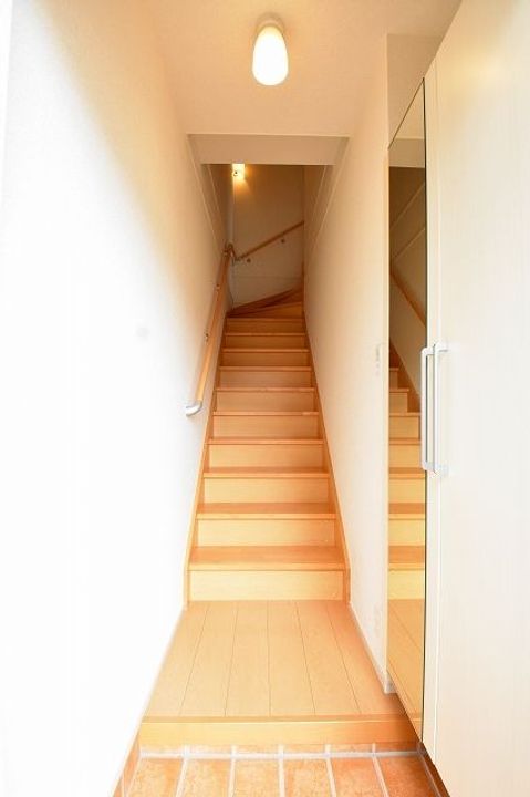 福島県本宮市高木字北ノ脇(アパート)の賃貸物件の玄関