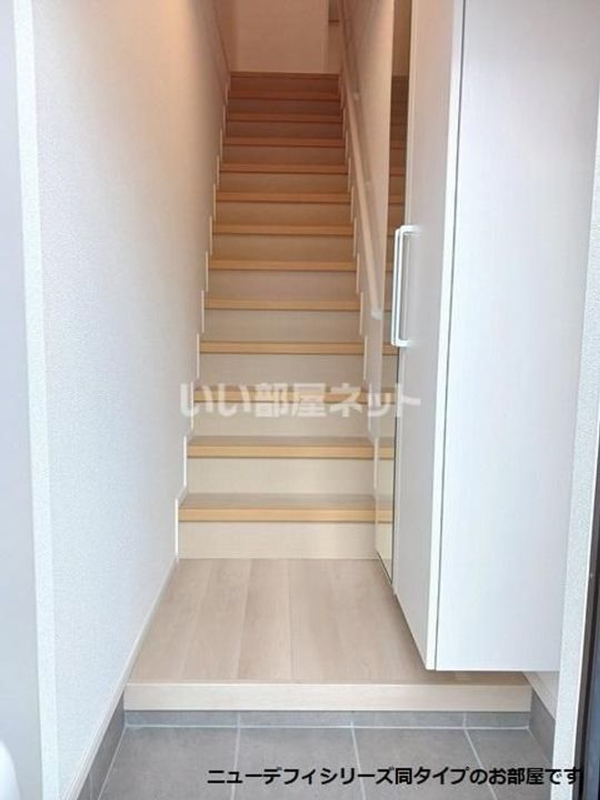 群馬県高崎市南新波町(アパート)の賃貸物件の玄関