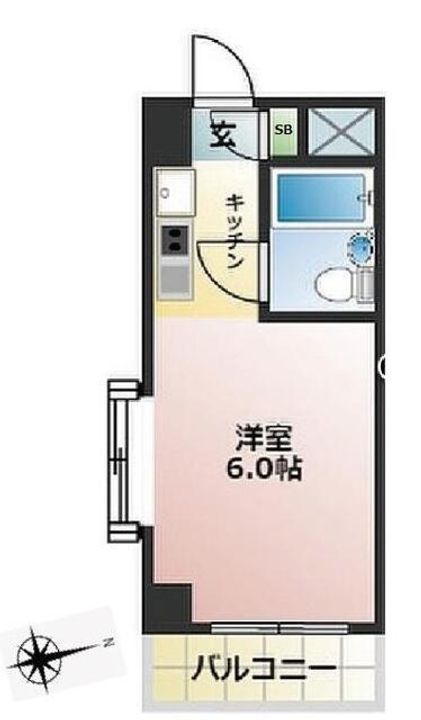 スカイコート八王子第3の間取り