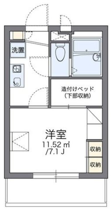 レオパレスエスポワールの間取り