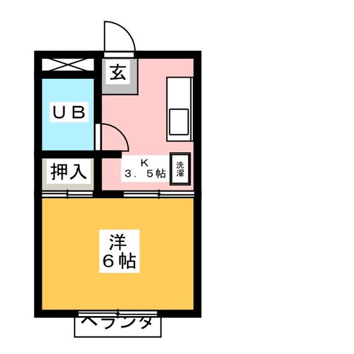 ムーンフレンドの間取り