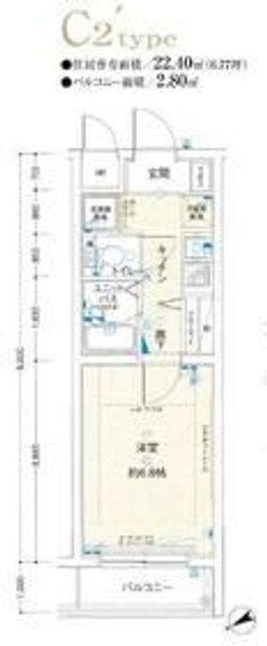 メインステージ大井町の間取り