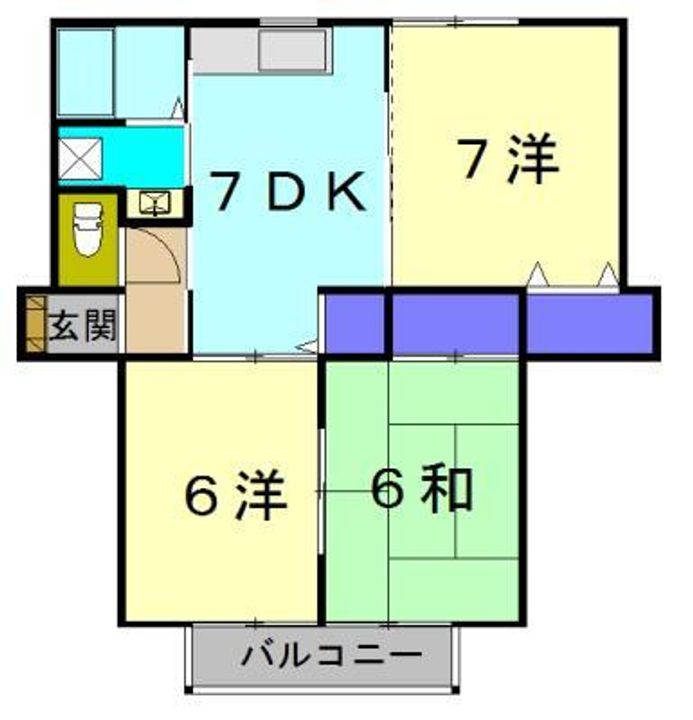 グランドゥムール山守屋の間取り