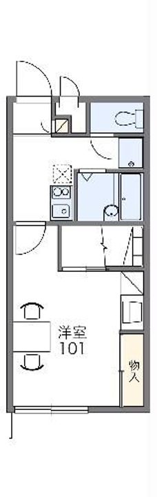 レオパレスエステジャナの間取り