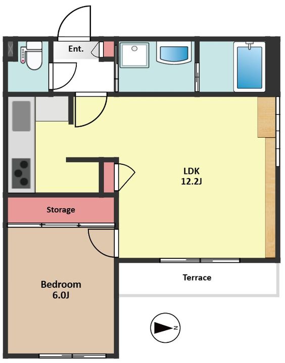 コート徳川山の間取り