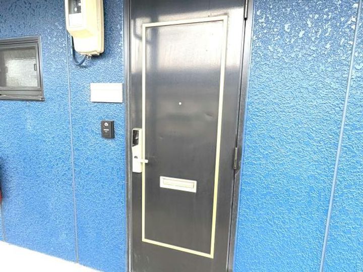 福島県郡山市田村町金屋字淵ノ上(アパート)の賃貸物件の玄関