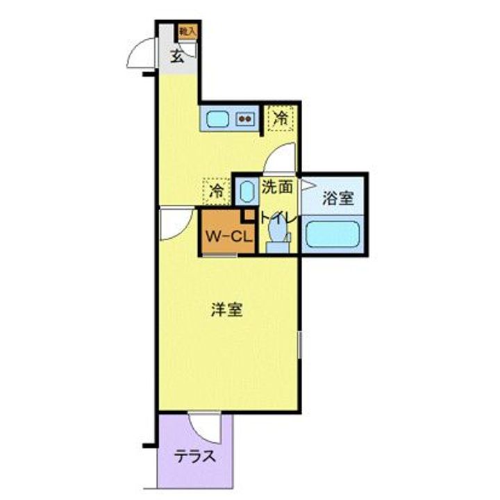 千葉県松戸市岩瀬(マンション)の賃貸物件の間取り