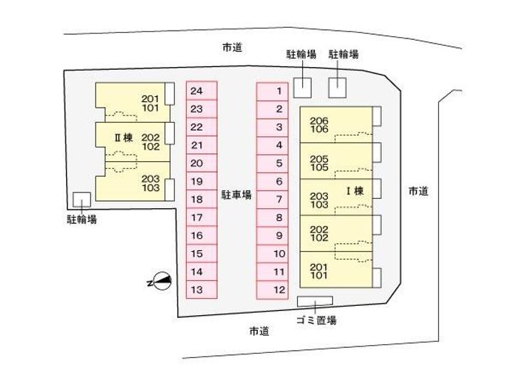 岐阜県瑞浪市穂並3(アパート)の賃貸物件の地図