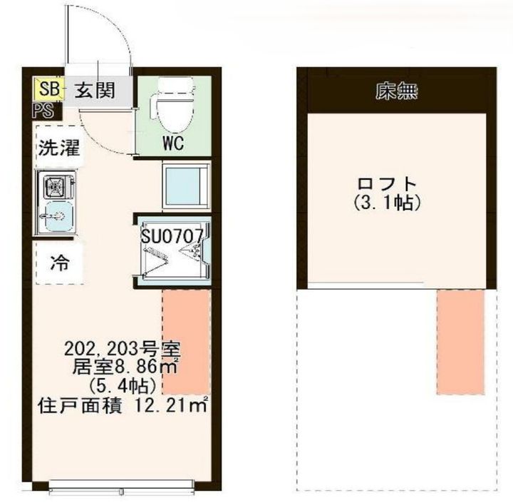 ハーモニーテラス赤羽志茂IIの間取り