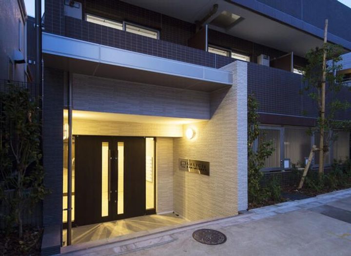 東京都目黒区上目黒4(マンション)の賃貸物件の地図