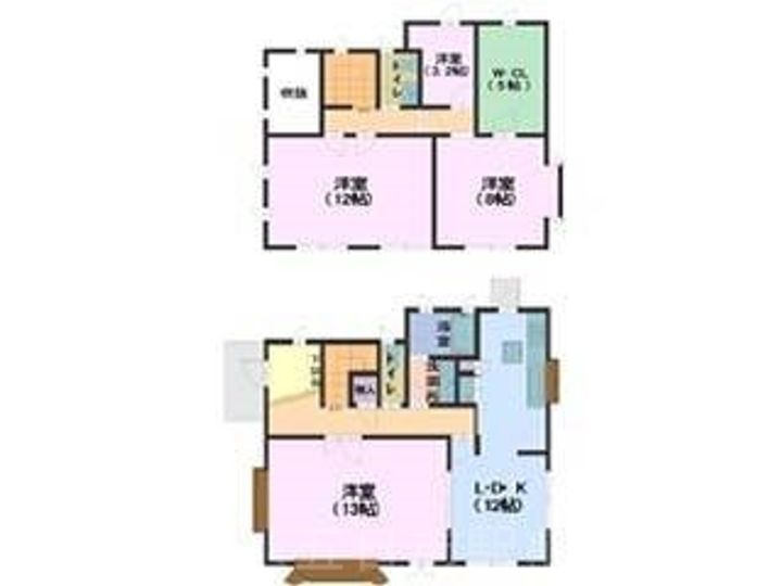 広島県廿日市市宮内(一戸建)の賃貸物件の間取り