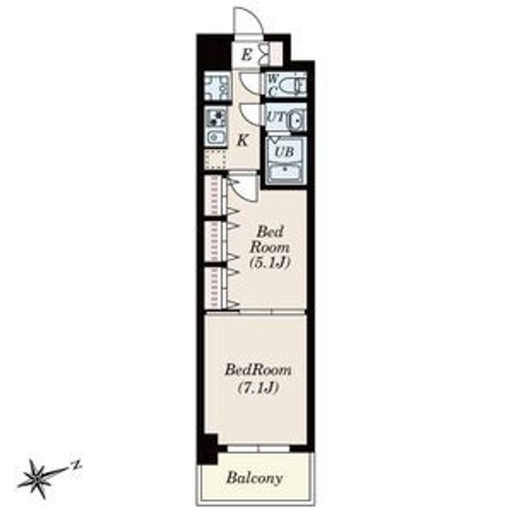 S-RESIDENCE神沢affordの間取り