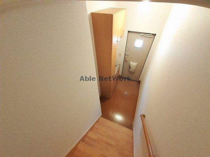 岐阜県岐阜市粟野西4(アパート)の賃貸物件の玄関