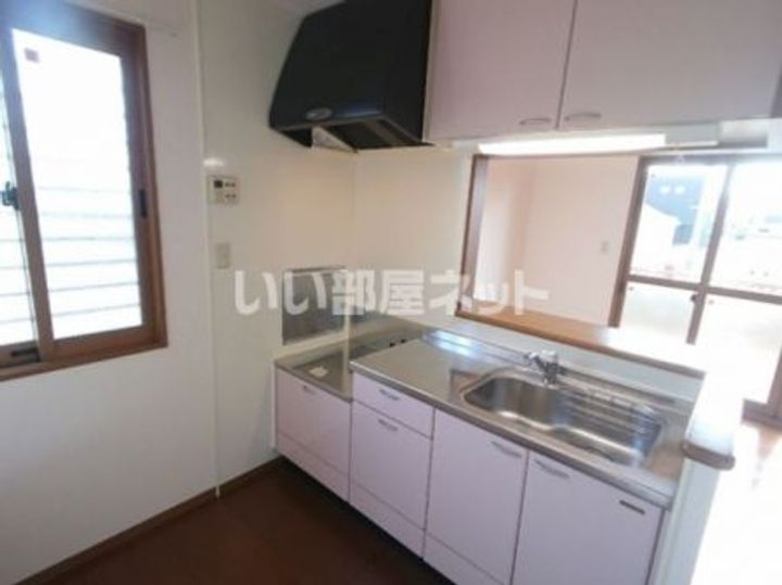 栃木県那須塩原市西原町(アパート)の賃貸物件のキッチン