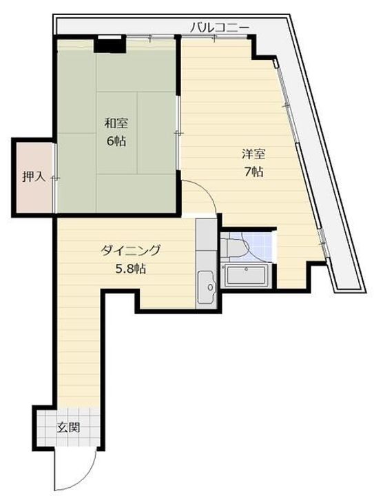 第7住吉ビルの間取り