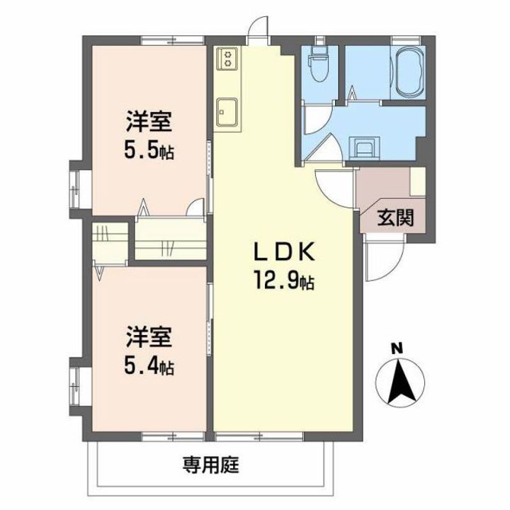 ビクトワールAの間取り