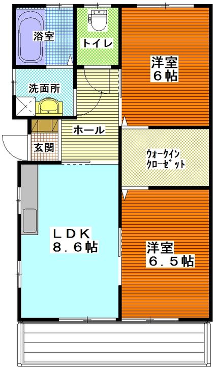 茨城県ひたちなか市外野2(一戸建)の賃貸物件の間取り
