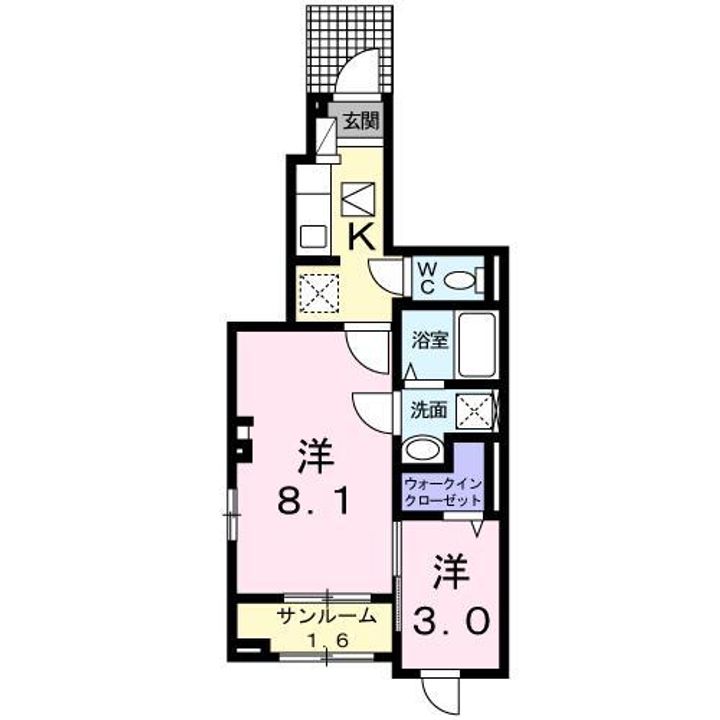 レジデンス 2番館の間取り