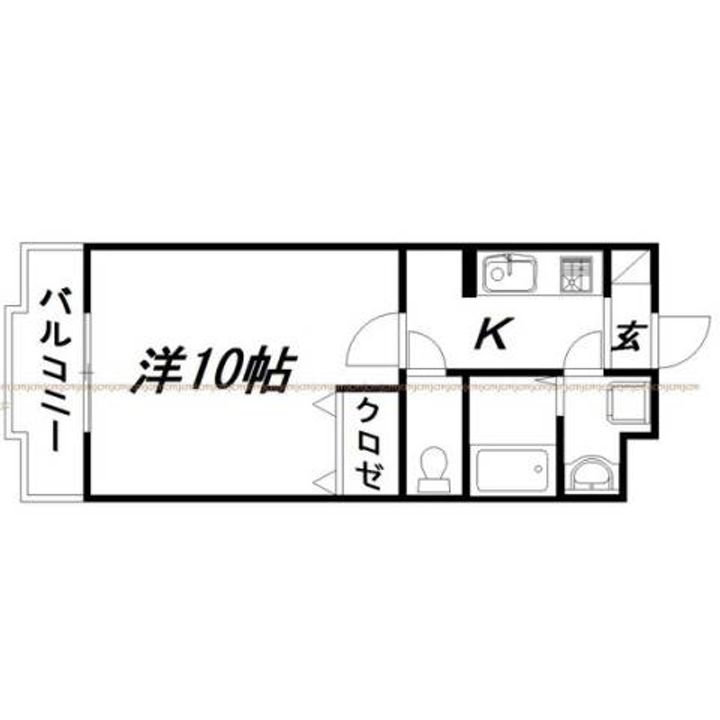 静岡県浜松市中央区和合町(マンション)の賃貸物件の間取り