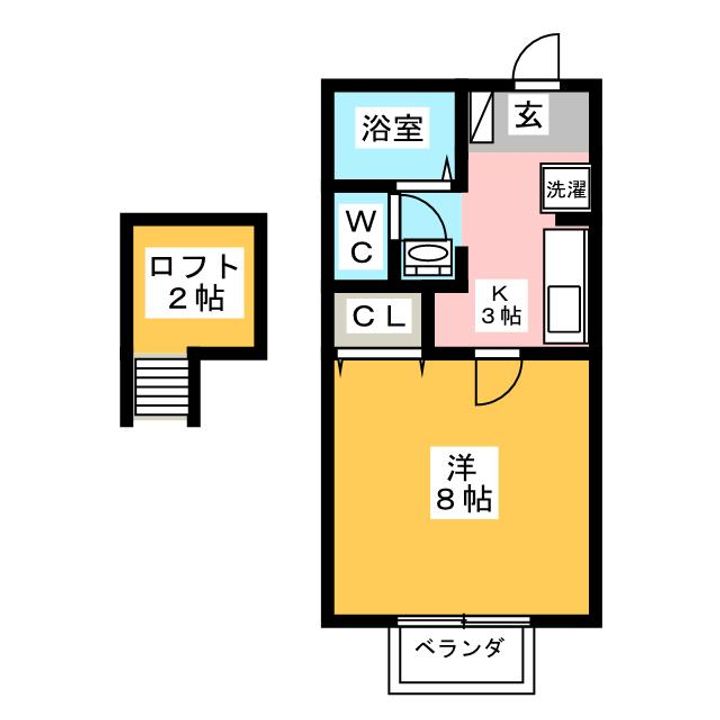 セジュール太田の間取り