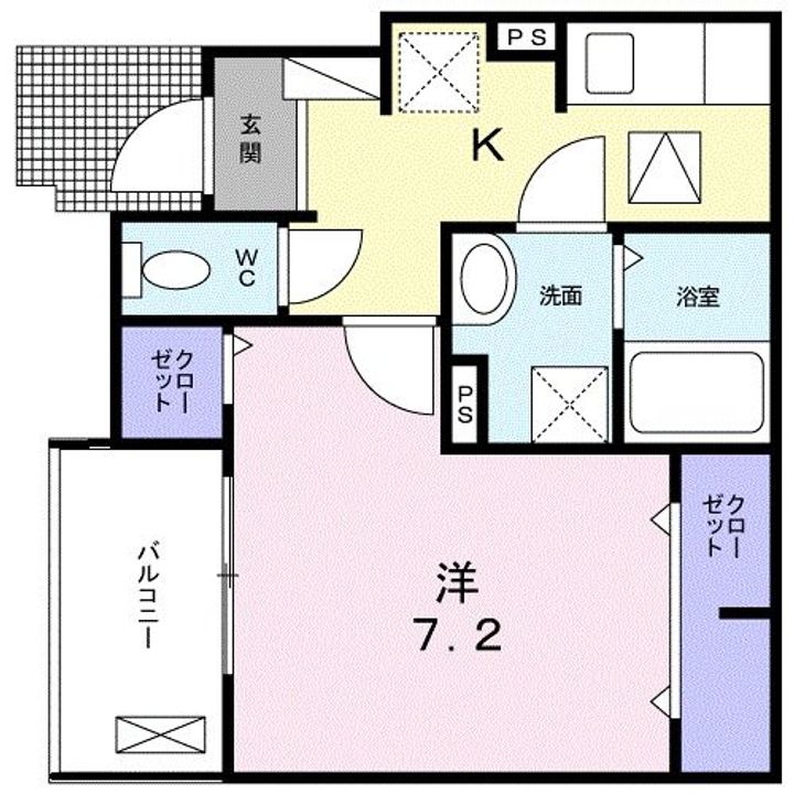 サザンビレッジの間取り