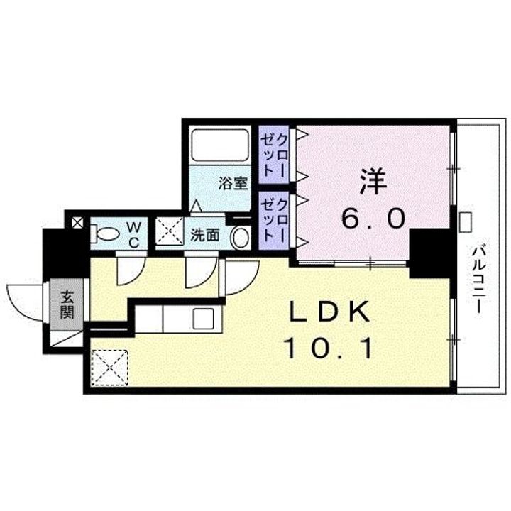 ベラ カーサ 江東の間取り