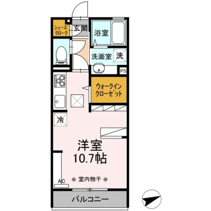 サン・メゾン小山中央の間取り