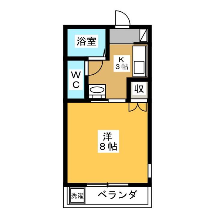 スカイヒルズマンションの間取り