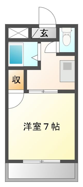 フィールドコーポBの間取り
