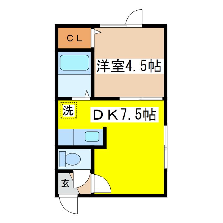アーバンエスパルスの間取り