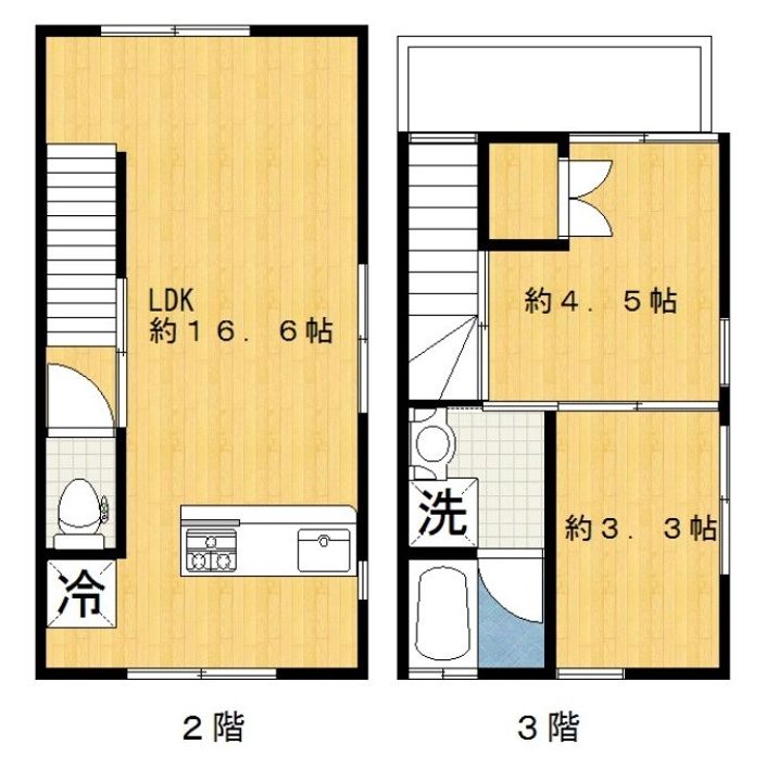 フォンド センティエロの間取り