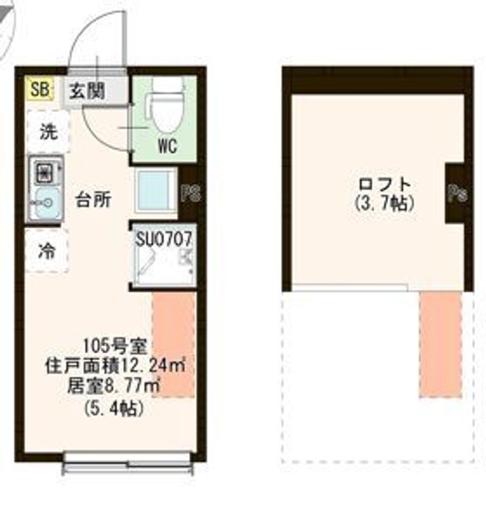 Amen Corner堀切 アーメンコーナーの間取り