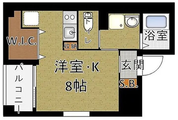 b’CASA HigashiGinzaの間取り