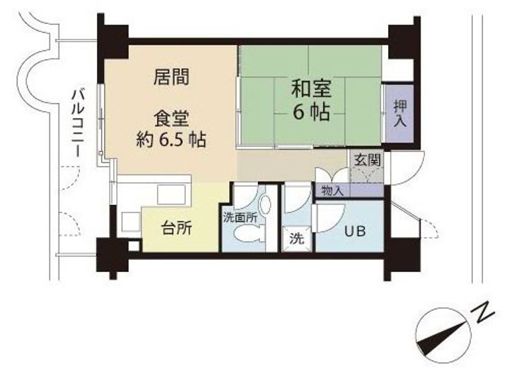 ジェネピア鴨川の間取り