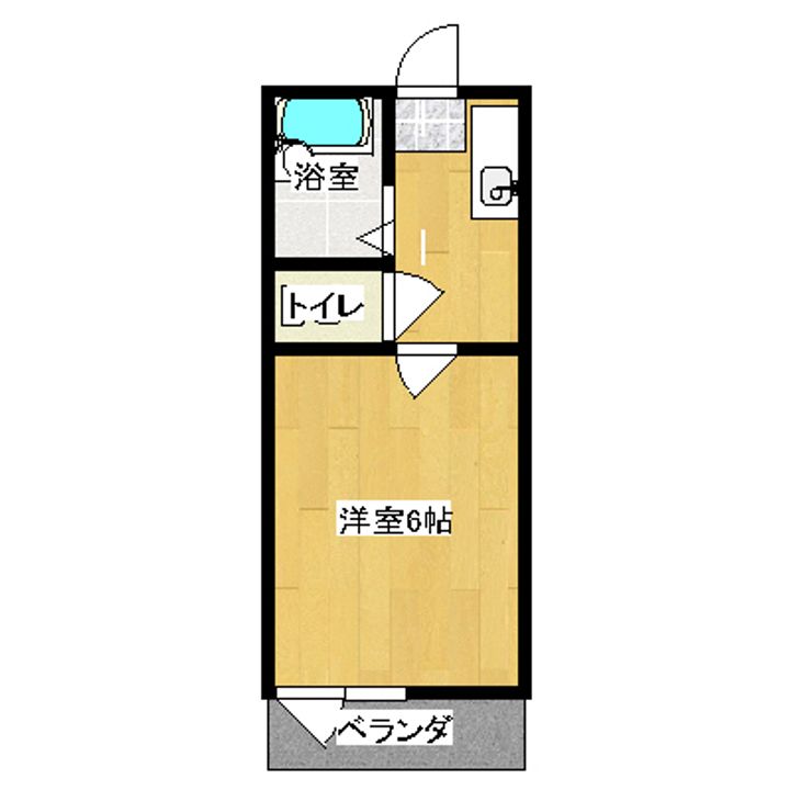 コーポFPの間取り