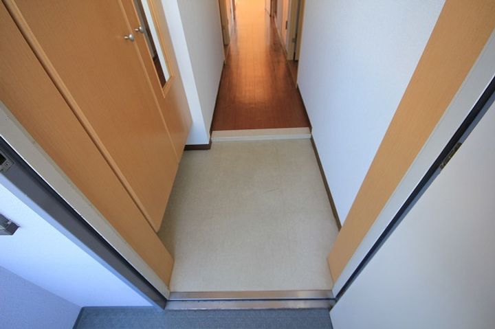 大阪府大阪市東住吉区今川4の賃貸マンションの玄関