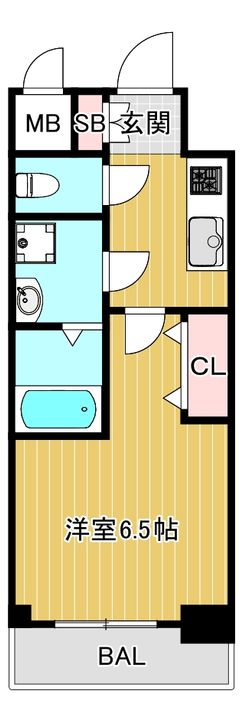 エスリードレジデンス都島シティフロントの間取り