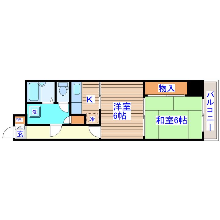 グランドール大和町の間取り