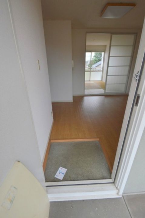 レスカールハウスの玄関