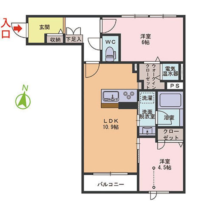 セントリビエの間取り