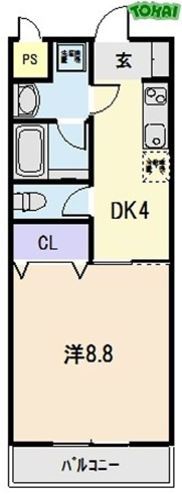 サニーホームズ末広の間取り